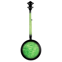 Ortega Falcon Series Banjo | Transparent Green