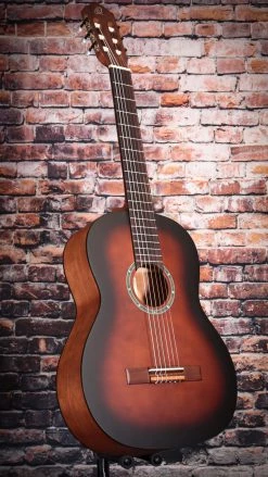 Ortega Family Series Pro Spruce Top Bourbon Fade Classical Guitar | R55BFT