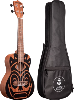 Panda By Amahi Concert Ukulele | Aztec Design Ukuleles
