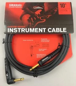 Planet Waves Custom Series Instrument Cable | Right Angle Guitar Accessories