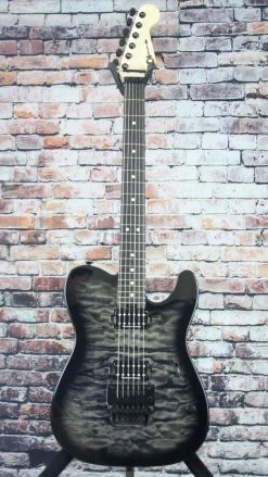 Charvel Pro-Mod San Dimas Style 2 2H FR Electric Guitar | Transparent Black Burst