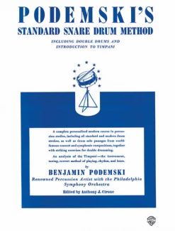Warner Brothers Drum Books Podemski's Standard Snare Drum Method