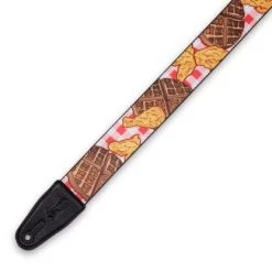 Levys Polyester Guitar Strap Chicken And Waffles