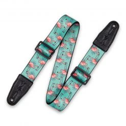 Levys Polyester Guitar Strap Flamingos