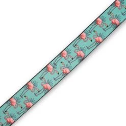 Levys Polyester Guitar Strap Flamingos