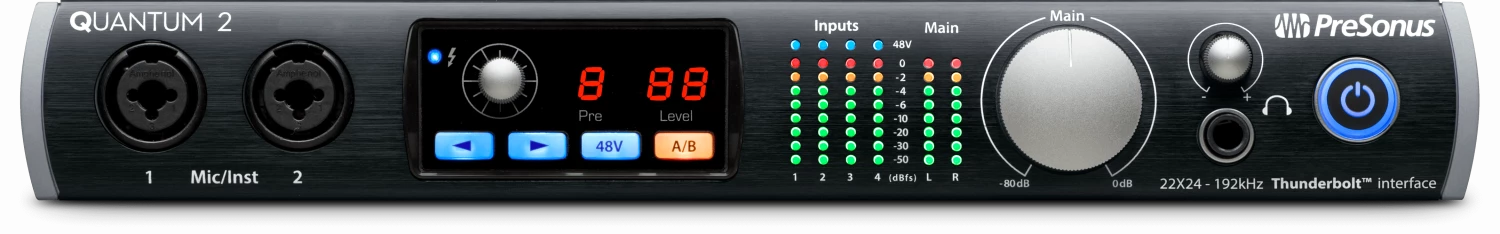 PreSonus Quantum 2 Audio Interface | Thunderbolt Enabled 3 PreSonus Quantum 2 Audio Interface | Thunderbolt Enabled