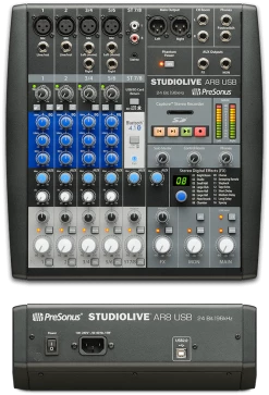 Mixing Consoles Presonus StudioLive AR8 8-Channel Hybrid Mixer