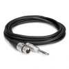 Hosa Pro Balanced XLR3F To 1/4" RS Cable | 15 Foot