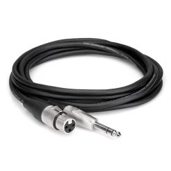 Hosa Pro Balanced XLR3F To 1/4" RS Cable | 15 Foot
