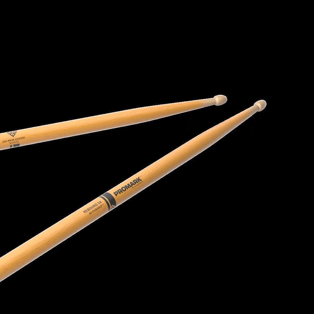 Promark ActiveGrip 5A Drum Stick | Rebound | Clear 3 Promark ActiveGrip 5A Drum Stick | Rebound | Clear
