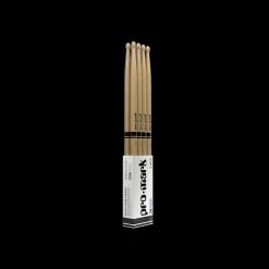 D'Addario Drum Sticks ProMark Classic Forward 2B Hickory Drumstick, Oval Wood Tip, 4-Pack