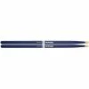 ProMark Classic Forward 5B Painted Blue Hickory Drumstick, Oval Wood Tip Drum Sticks