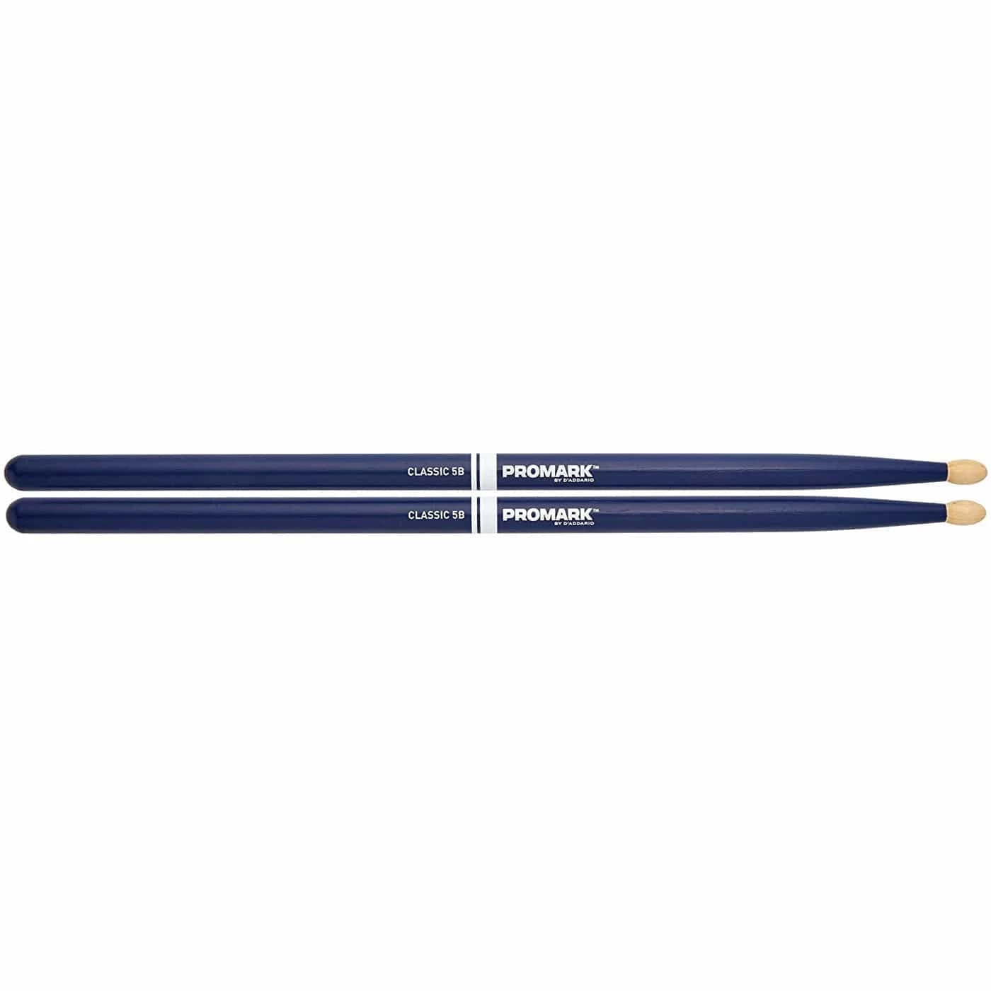 ProMark Classic Forward 5B Painted Blue Hickory Drumstick, Oval Wood Tip Drum Sticks 3 ProMark Classic Forward 5B Painted Blue Hickory Drumstick, Oval Wood Tip Drum Sticks