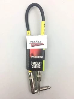 Cables Rapco 1' Instrument Cable | 1/4" To Right Angle 1/4"