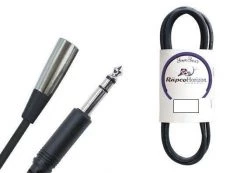 Rapco 6 Foot Balanced 1/4 Inch To XLR Male Patch Cable Pro Audio Accessories