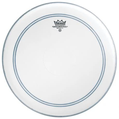 REMO 14" POWERSTROKE P3 COATED DRUM HEAD WITH CLEAR DOT 3 REMO 14" POWERSTROKE P3 COATED DRUM HEAD WITH CLEAR DOT