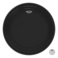 Remo Powerstrok Pro Ebony Bass Drumhead | 20" Drumheads