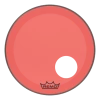 Remo Powerstroke P3 Colortone Red Bass Drumhead W/ Hole | 20"