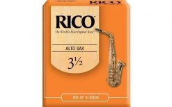 Rico By D'Addario Alto Sax Reeds | Strength 3.5 | 10-pack