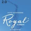 D'Addario Rico Royal Alto Sax Reeds, Strength 2, 10-pack