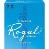 D'Addario Rico Royal Bb Clarinet Reeds, Strength 2, 10-pack