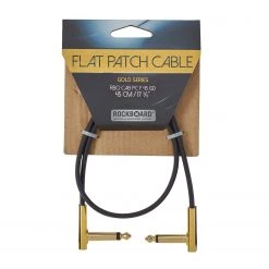 Cables RockBoard Flat Patch Cable Gold Series | 45 Cm