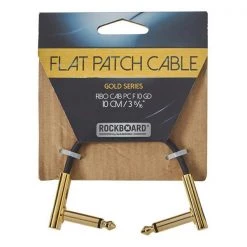 RockGear Gold Series Flat Patch Cabel | 10 Cm