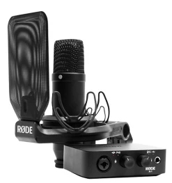Studio/Recording Rode Complete Studio Kit With Mic, Interface, Shock-mount, Pop-filter, And Cable