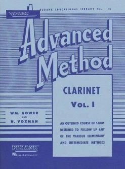 Rubank Advanced Method Vol 1 - Clarinet Method Books