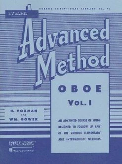 Method Books Rubank Advanced Method Vol 1 - Oboe