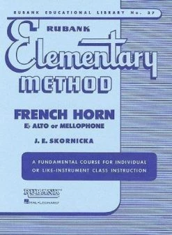 Rubank Elementary Method - French Horn Method Books