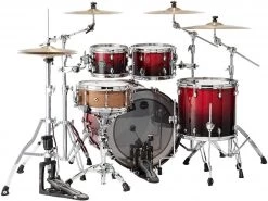 Mapex Acoustic Drums Saturn Rock 4-Piece Shell Pack | Scarlet Fade