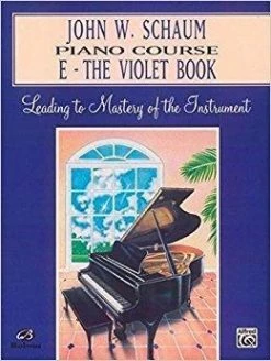 Piano Books Schaum Piano Course E - The Violet Book