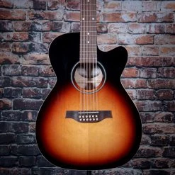 Seagull S12 Sunburst Cutaway Concert Hall QIT Acoustic-Electric Guitar