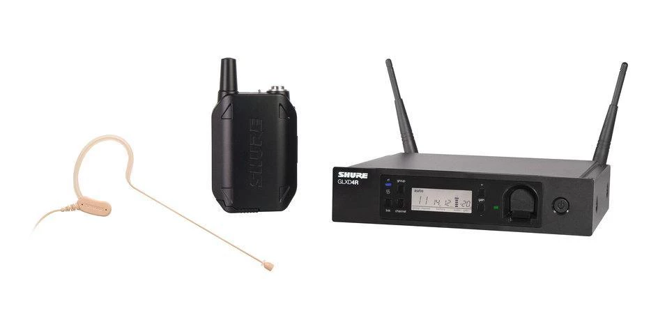 Shure GLXD14R/MX53 Headset Digital Wireless 3 Shure GLXD14R/MX53 Headset Digital Wireless