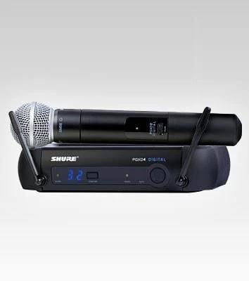 Shure PGXD24/SM58 Digital Wireless Handheld Microphone System 4 Shure PGXD24/SM58 Digital Wireless Handheld Microphone System