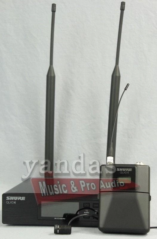 Shure QLXD14/84 Lavalier Wireless Microphone System 3 Shure QLXD14/84 Lavalier Wireless Microphone System
