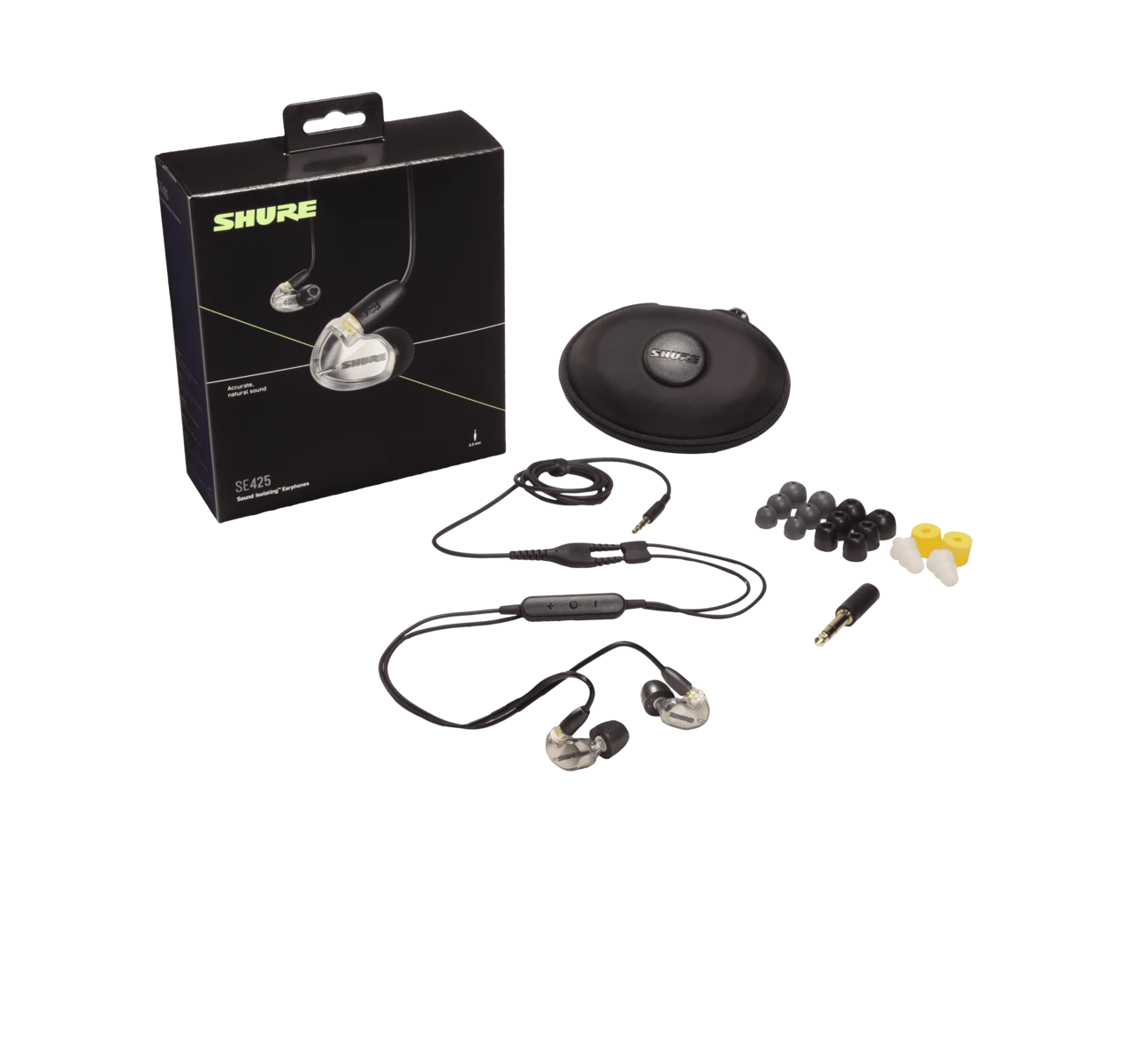 Wireless Monitors Shure SE425-V+UNI Sound Isolating Earphones - Silver 5 Wireless Monitors Shure SE425-V+UNI Sound Isolating Earphones - Silver