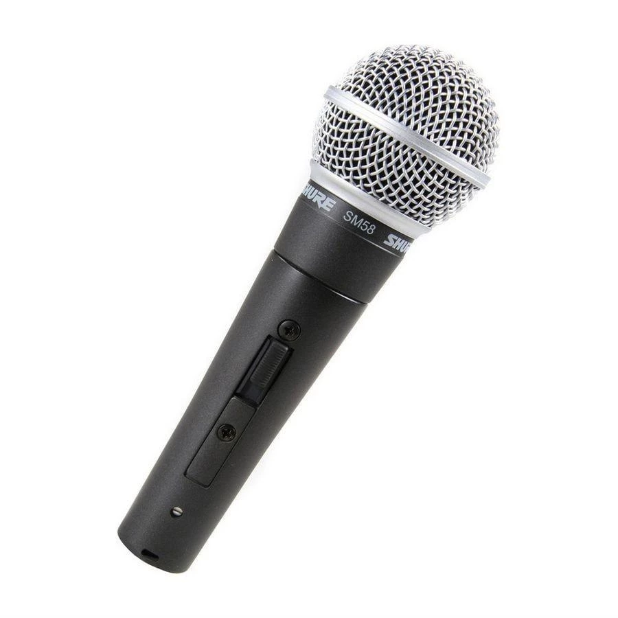Shure SM58S Microphone With On-Off Switch Microphones 3 Shure SM58S Microphone With On-Off Switch Microphones