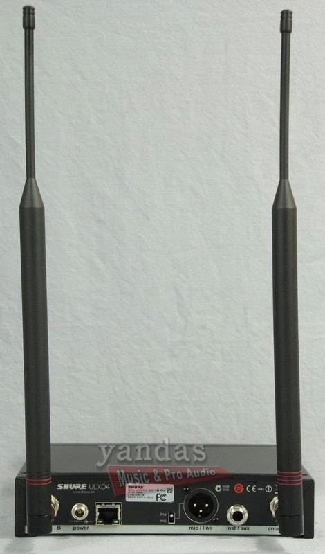 Shure ULXD4 Single Channel Digital Wireless Receiver 4 Shure ULXD4 Single Channel Digital Wireless Receiver