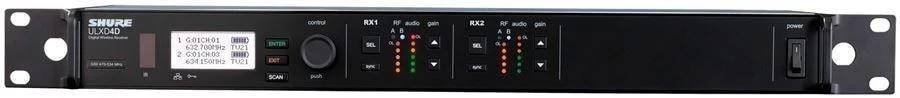 Shure ULXD4D Dual Digital Wireless Receiver 3 Shure ULXD4D Dual Digital Wireless Receiver