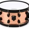 SJC DRUMS SJC Armada Snare Drum 7"x14" | Flat Black Hardware Copper Shell