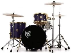 SJC DRUMS SJC Custom Drums Navigator Series 3-piece Shell Pack - Purple Stain