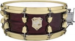SJC DRUMS SJC Custom Drums Providence Series Snare Drum - 5.5" X 14" - Merlot Ripple Acoustic Drums