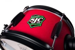 SJC Drums "ThrashCan" Side Snare Drum | 6x10 Red Grip Tape Wrap Acoustic Drums