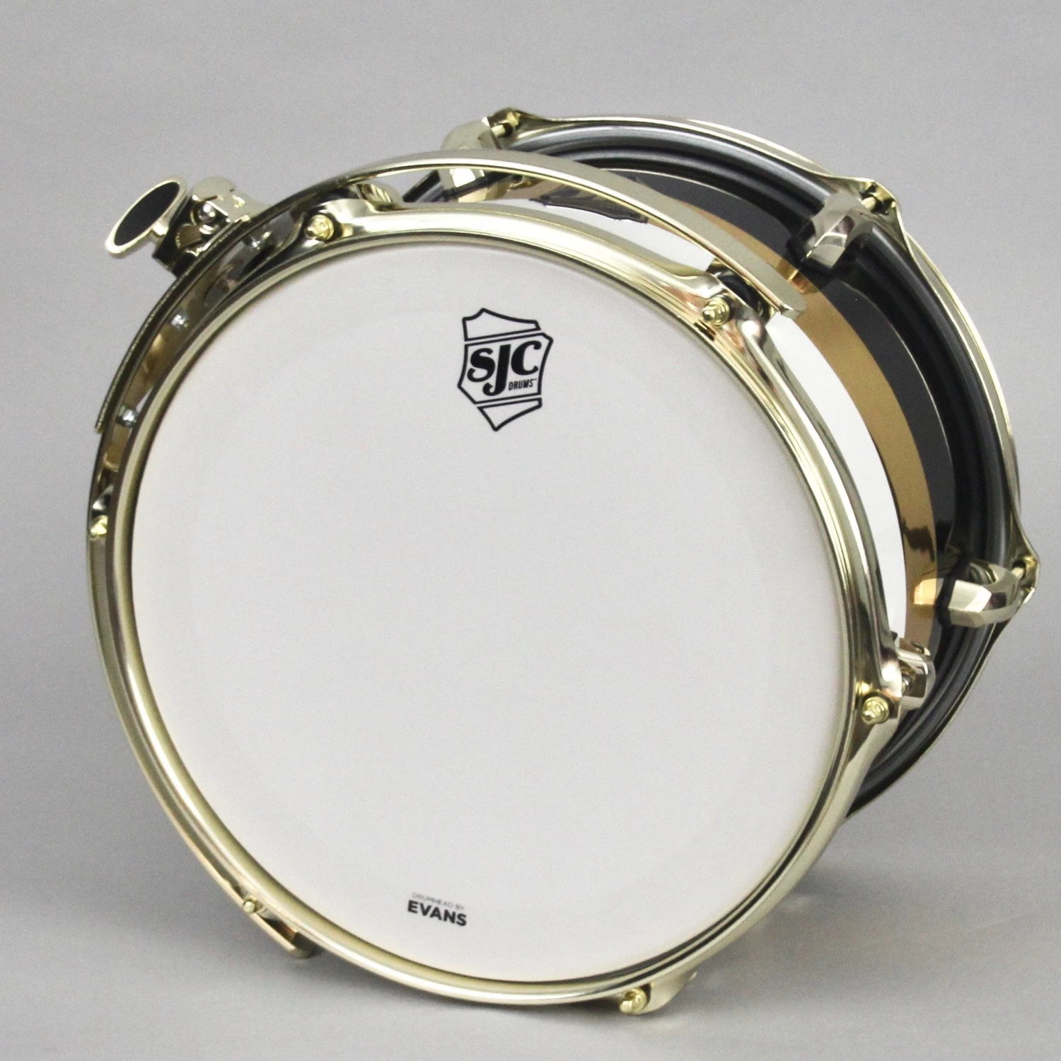 SJC Paramount Tuxedo Gold 3 Piece Shell Pack Acoustic Drums 6 SJC Paramount Tuxedo Gold 3 Piece Shell Pack Acoustic Drums