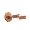 Levys Smoke Forged Guitar Hanger W/ Tan Leather Guitar Accessories