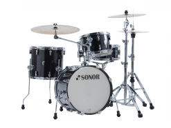 Sonor AQ2 BOP MAPLE 4-PIECE SHELL PACK | TRANSPARENT BLACK Acoustic Drums