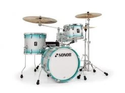 Sonor AQ2 BOP Maple Drum Set | Aqua Silver Burst Acoustic Drums