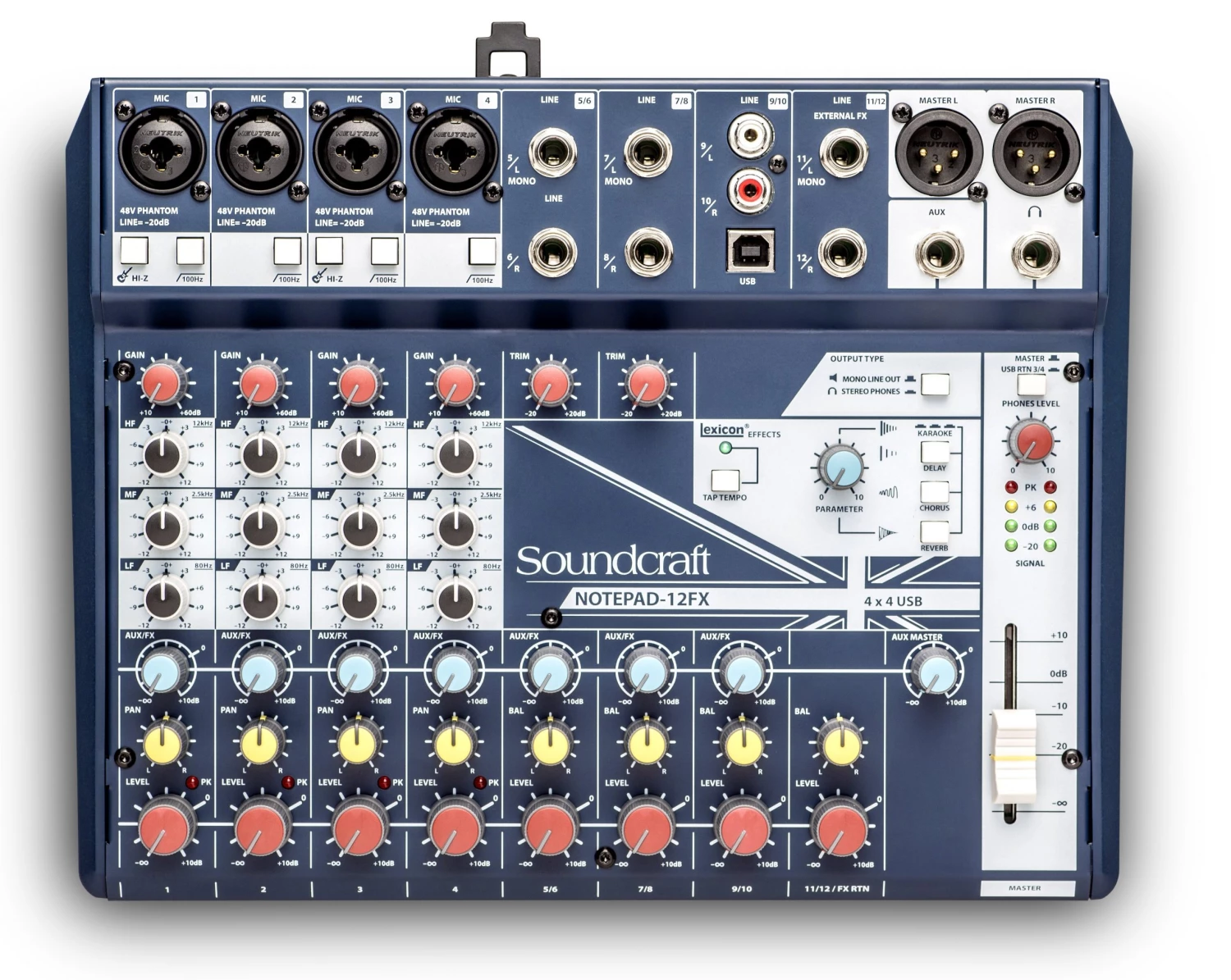 Soundcraft Sound Craft Notepad-12FX Mixer & USB Interface Mixing Consoles 3 Soundcraft Sound Craft Notepad-12FX Mixer & USB Interface Mixing Consoles